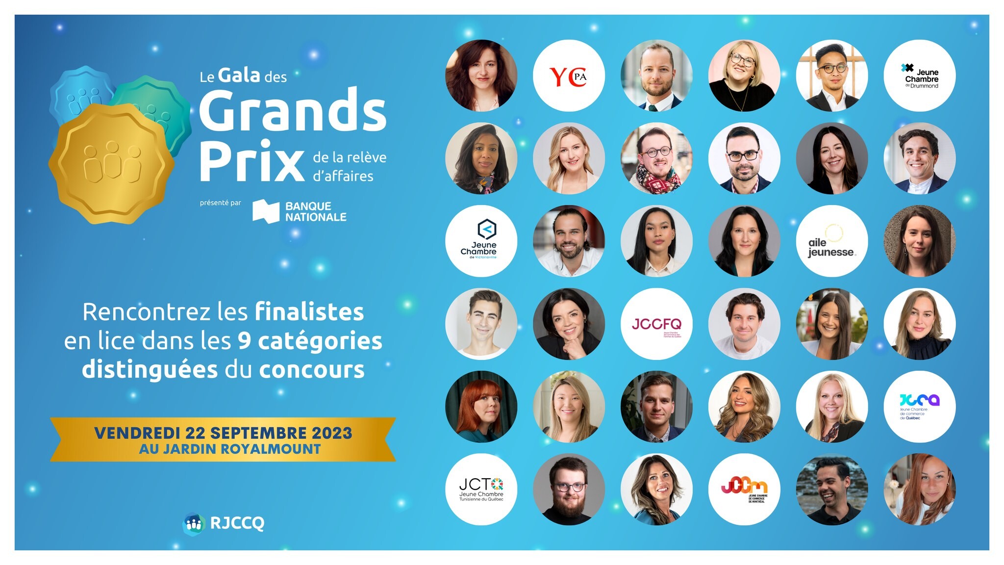 Invitation du RJCCQ et de la JCM à participer aux Grands Prix de la relève d’affaires