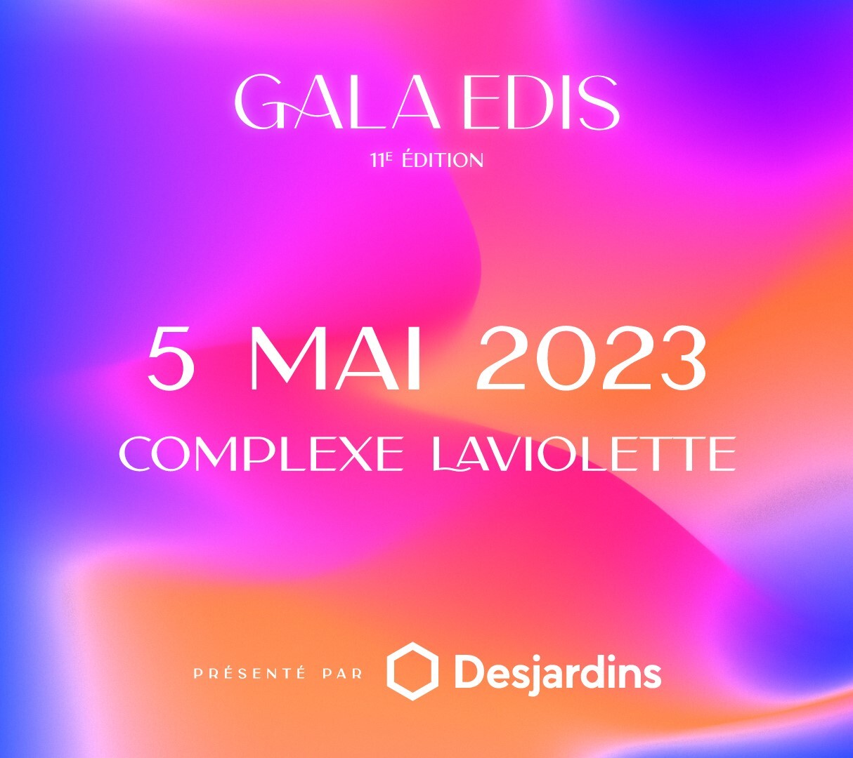 Dévoilement des finalistes de la 11e édition du Gala Edis, présenté par Desjardins