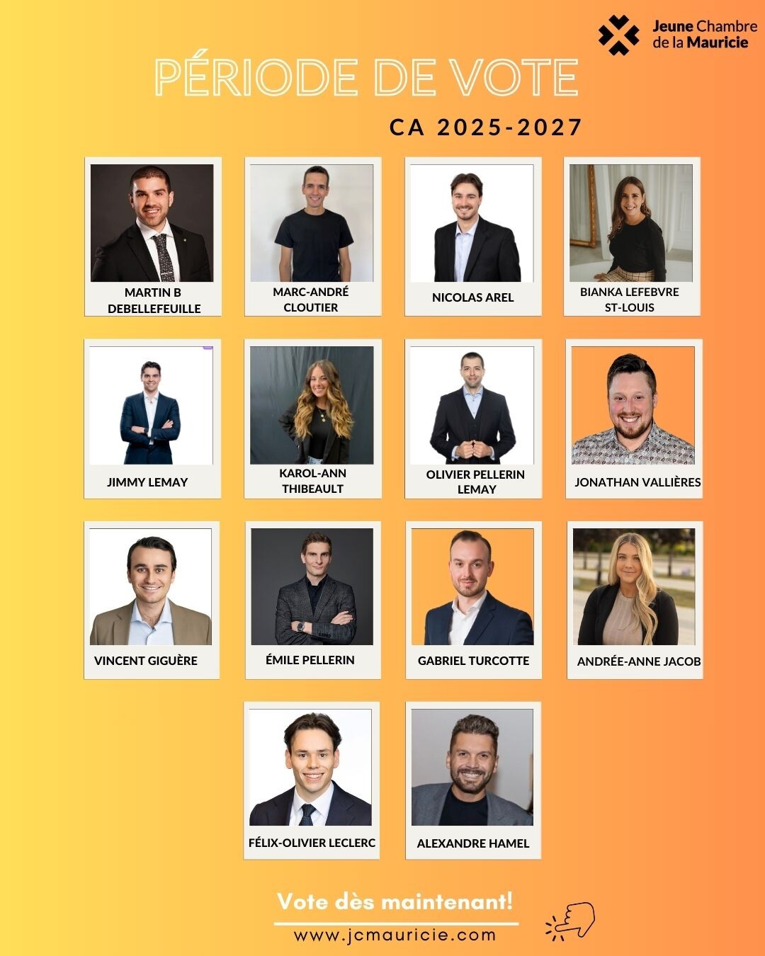 Élections pour le conseil d'administration 2025-2027