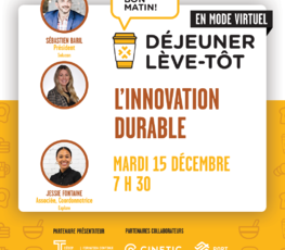 Déjeuner Lève-Tôt | L'innovation durable