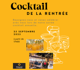 Cocktail de la rentrée, présenté par Vidéotron