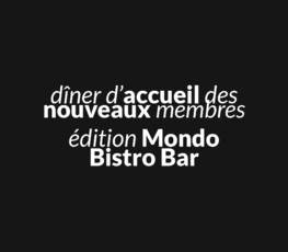 Dîner d'accueil des nouveaux membres