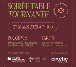 Souper Table Tournante