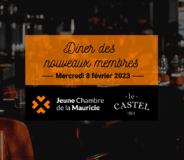 Dîner nouveaux membres | 8 février 2023