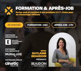 Formation & Après-job | Arrive seul et confiant à ton prochain 5 à 7 : trucs pour un réseautage efficace