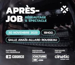 Après-Job chez Culture Trois-Rivières