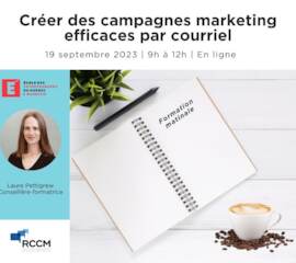 Déjeuner formation | Créer des campagnes de marketing par courriel efficaces