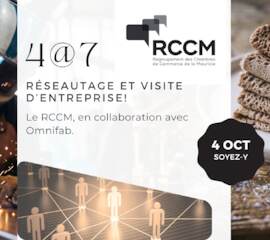 Activité RCCM - Réseautage et visite d'Omnifab