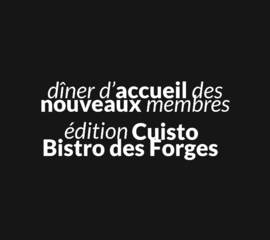 Dîner d'accueil des nouveaux membres