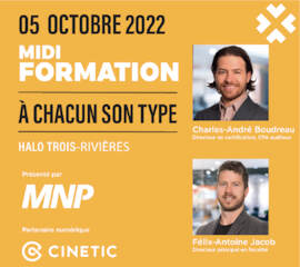 Midi Formation présenté par MNP | À chacun son type