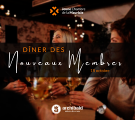 Dîner nouveaux membres | Archibald Trois-Rivières