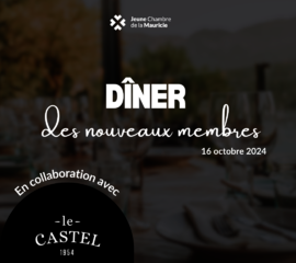 Dîner des nouveaux membres | 16 octobre 2024