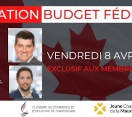 Présentation du budget fédéral | présenté par MNP