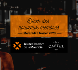 Dîner nouveaux membres | 8 février 2023