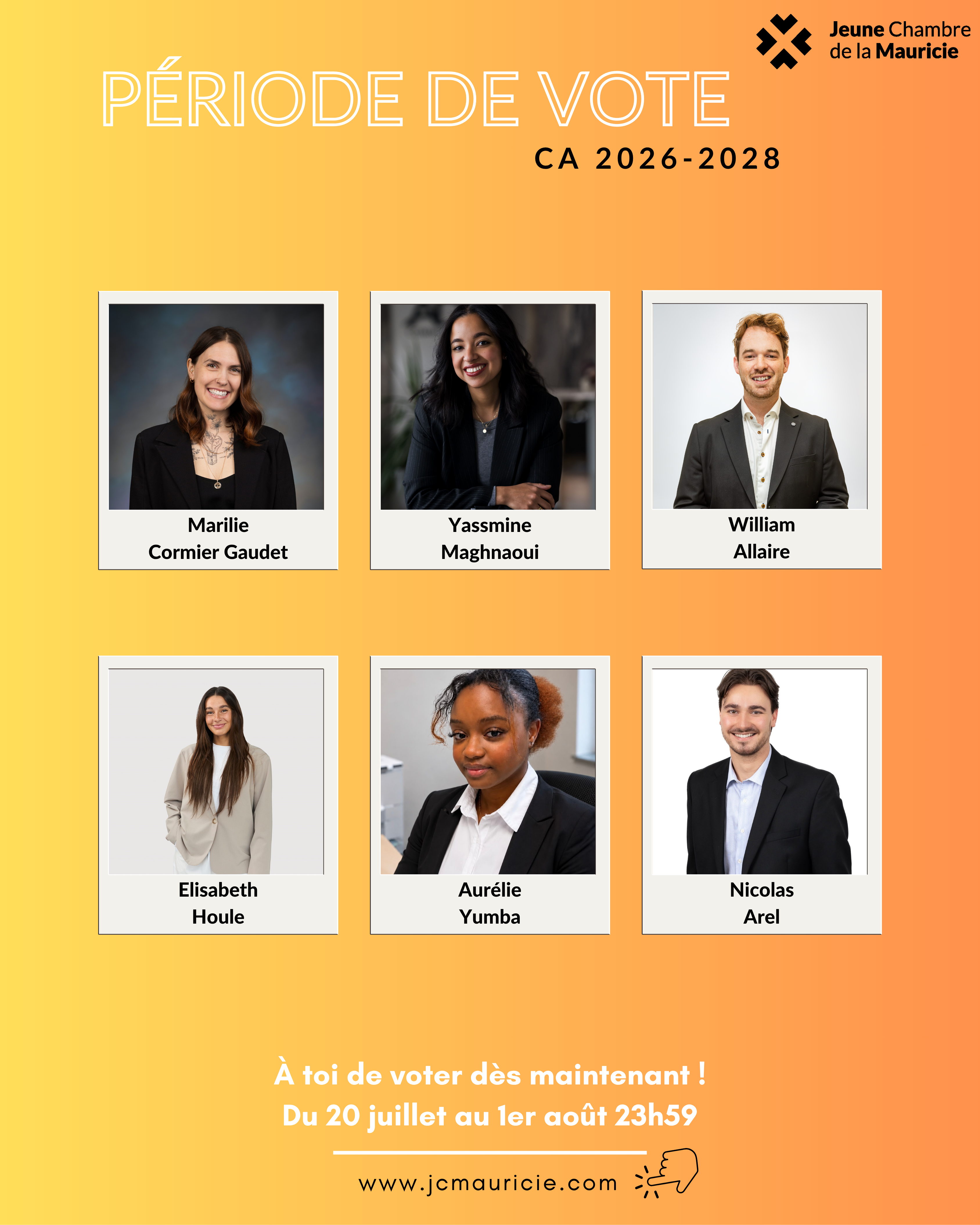 Élections pour le conseil d'administration 2026-2028