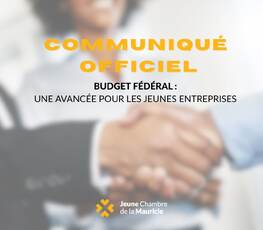 La JCM et le RJCCQ saluent la superdéduction fédérale pour stimuler l’investissement des entreprises