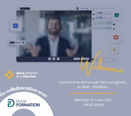 Webinaire | Comment se démarquer face aux géants du Web - NOUVEAU