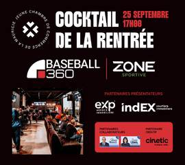 Cocktail de la rentrée, présenté par Groupe indEX courtiers immobiliers